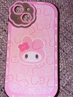 Pink My Melody Silicone Phone Case - Pink